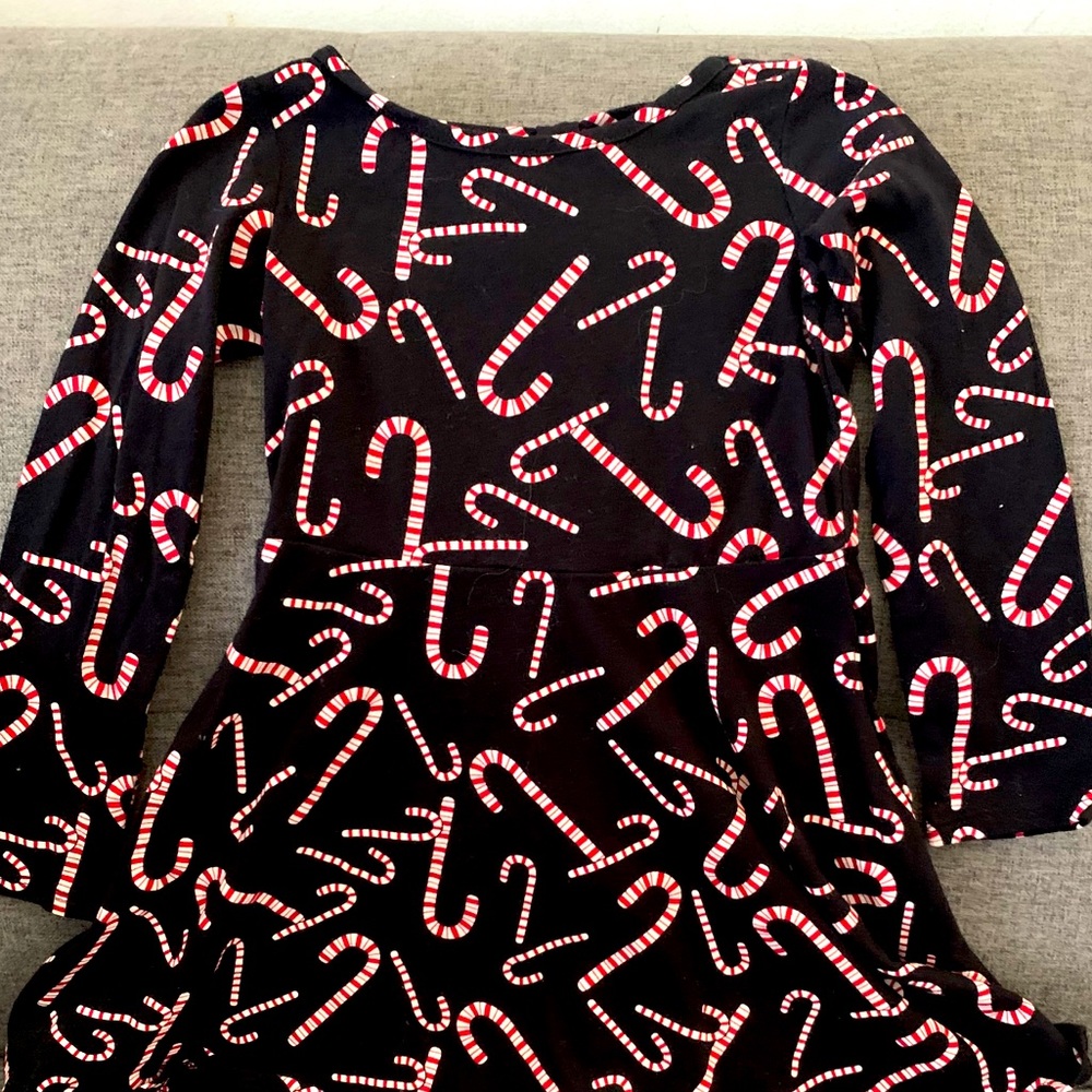 Children’s Place Candy Cane Dress for Toddler - Picture 2 of 2